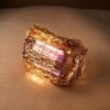 Verflochtener Amethyst-Ring